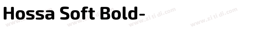 Hossa Soft Bold字体转换